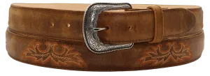 Silverton Charlie All Leather Western Belt (Honey)