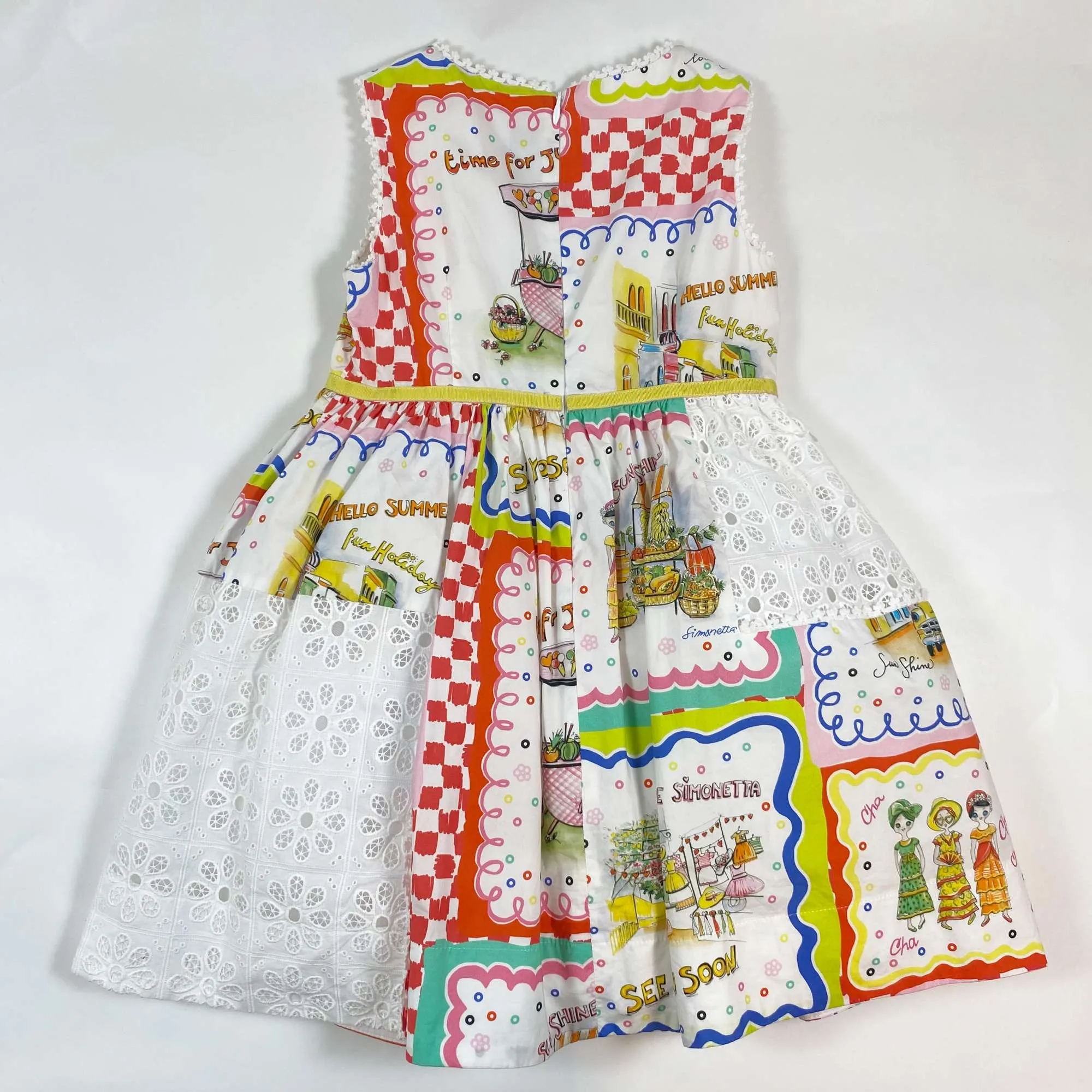 Simonetta cha cha cha summer dress 6Y