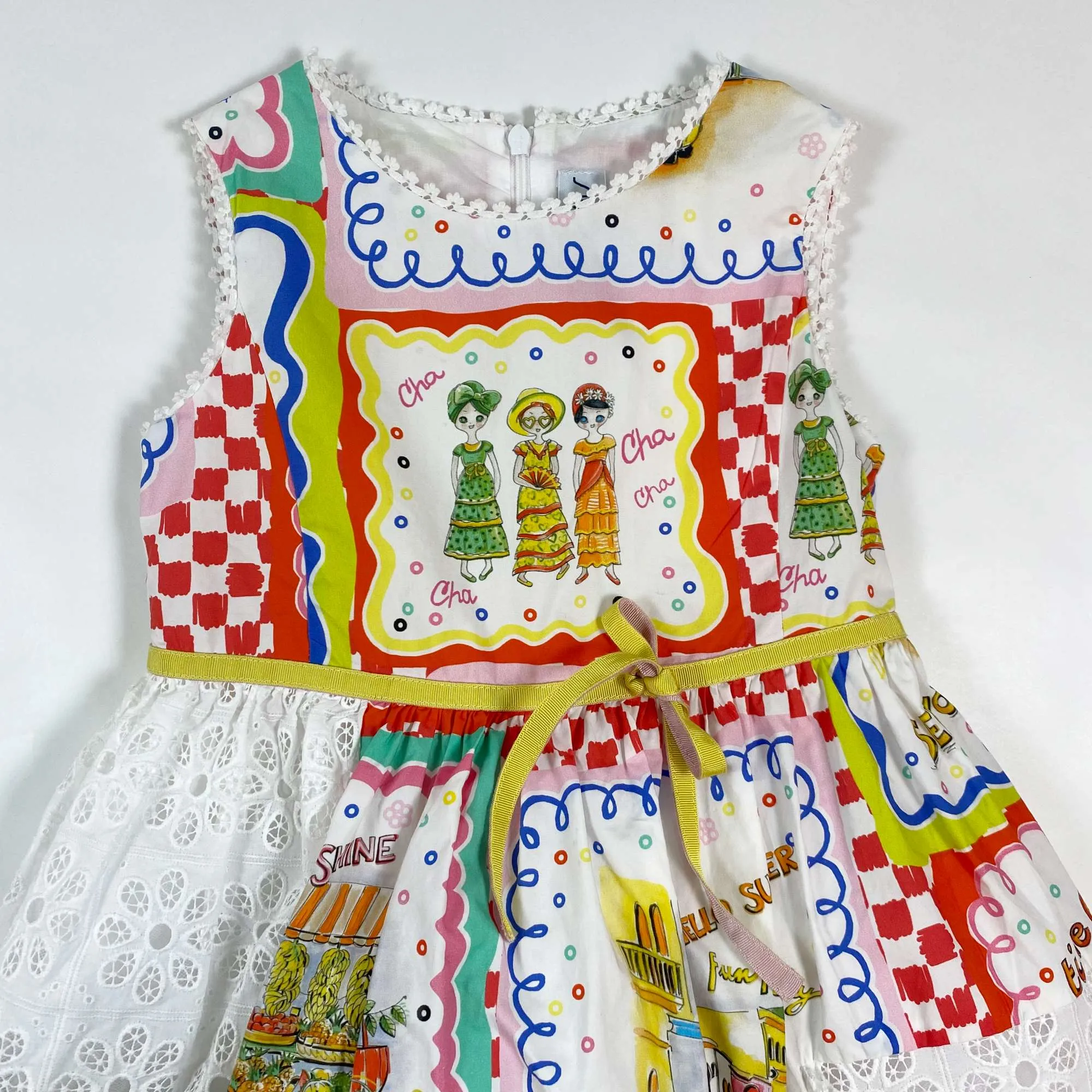 Simonetta cha cha cha summer dress 6Y