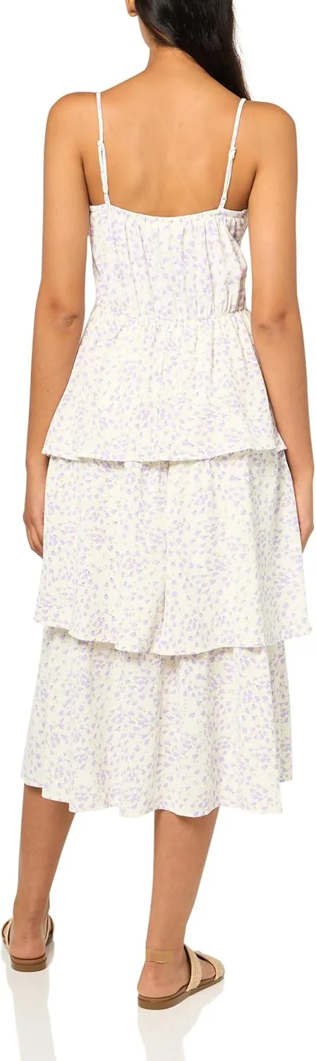 Speechless Women's Sleeveless Maxi Ruffled Dress