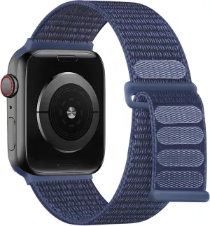 Sport Nylon Loop Strap Compatible with Apple Watch Bands 38/40/41/42/44/45/46/49mm, for Women Menfor IWatch Series SE 10/9/8/7/6/5/4/3 Ultra
