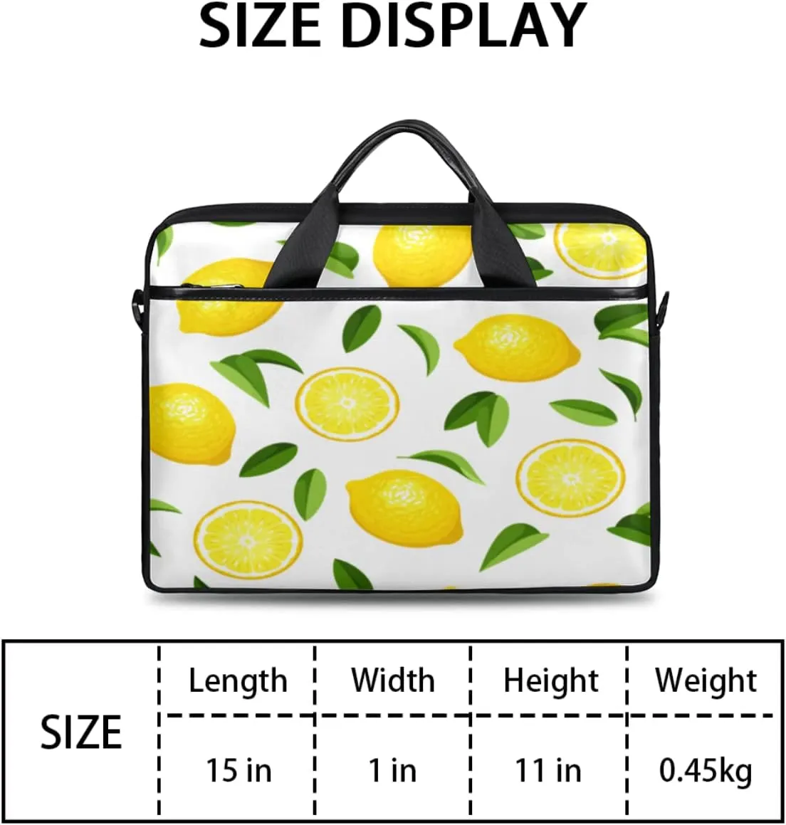 Spring Flowers Laptop Shoulder Messenger Bag Waterproof Laptop Briefcase with Handle and Padded Strap Case Sleeve