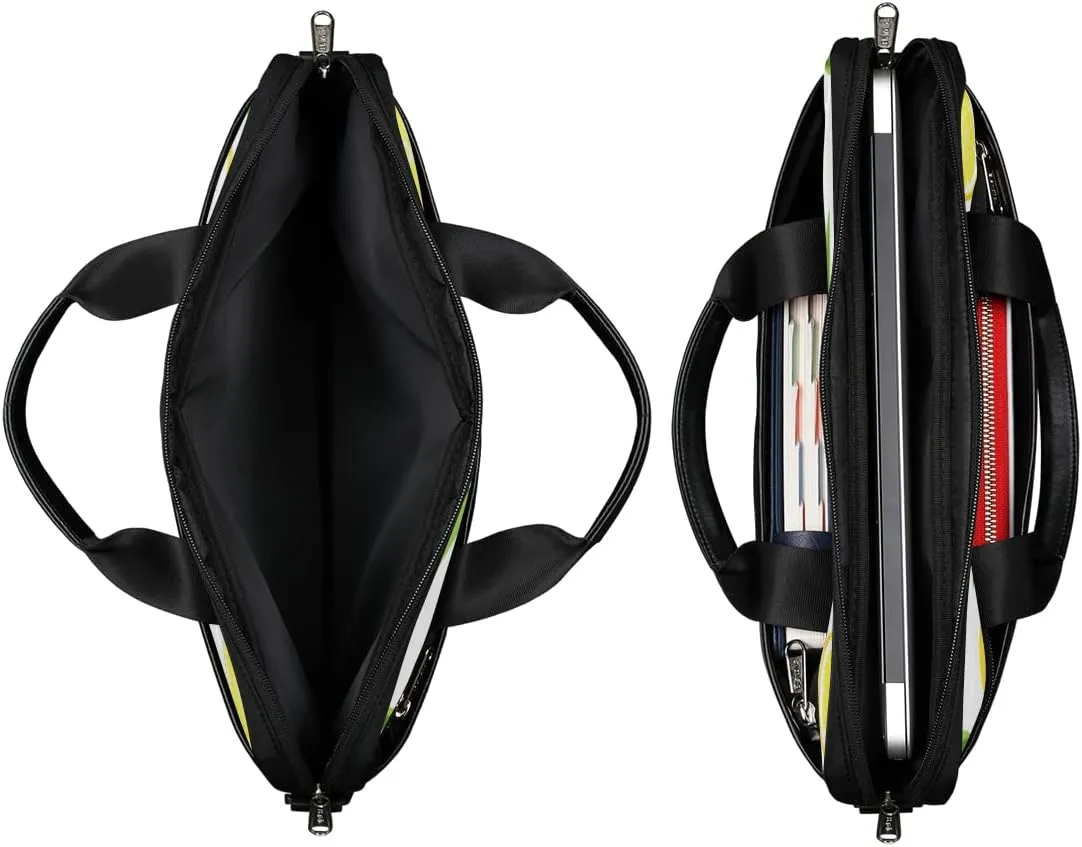 Spring Flowers Laptop Shoulder Messenger Bag Waterproof Laptop Briefcase with Handle and Padded Strap Case Sleeve