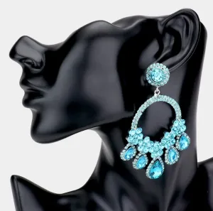 Statement chandelier earrings