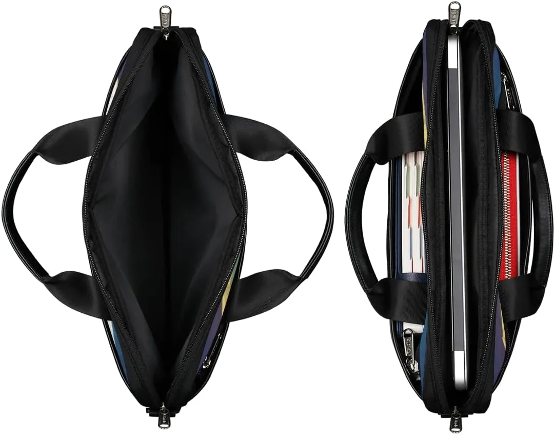 Swan Love Romance Laptop Shoulder Messenger Bag Waterproof Laptop Briefcase with Handle and Padded Strap Case Sleeve