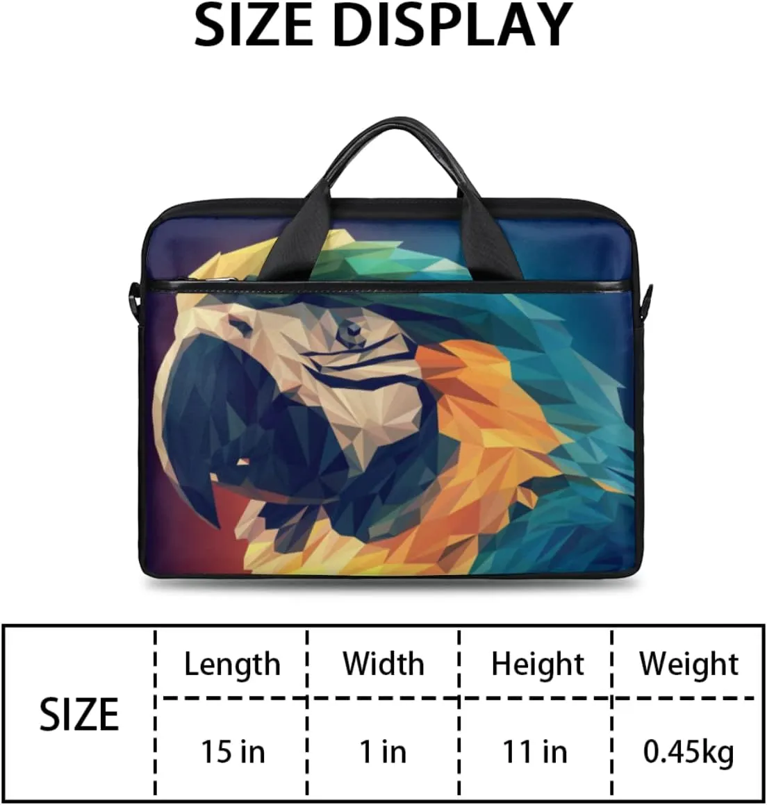 Swan Love Romance Laptop Shoulder Messenger Bag Waterproof Laptop Briefcase with Handle and Padded Strap Case Sleeve