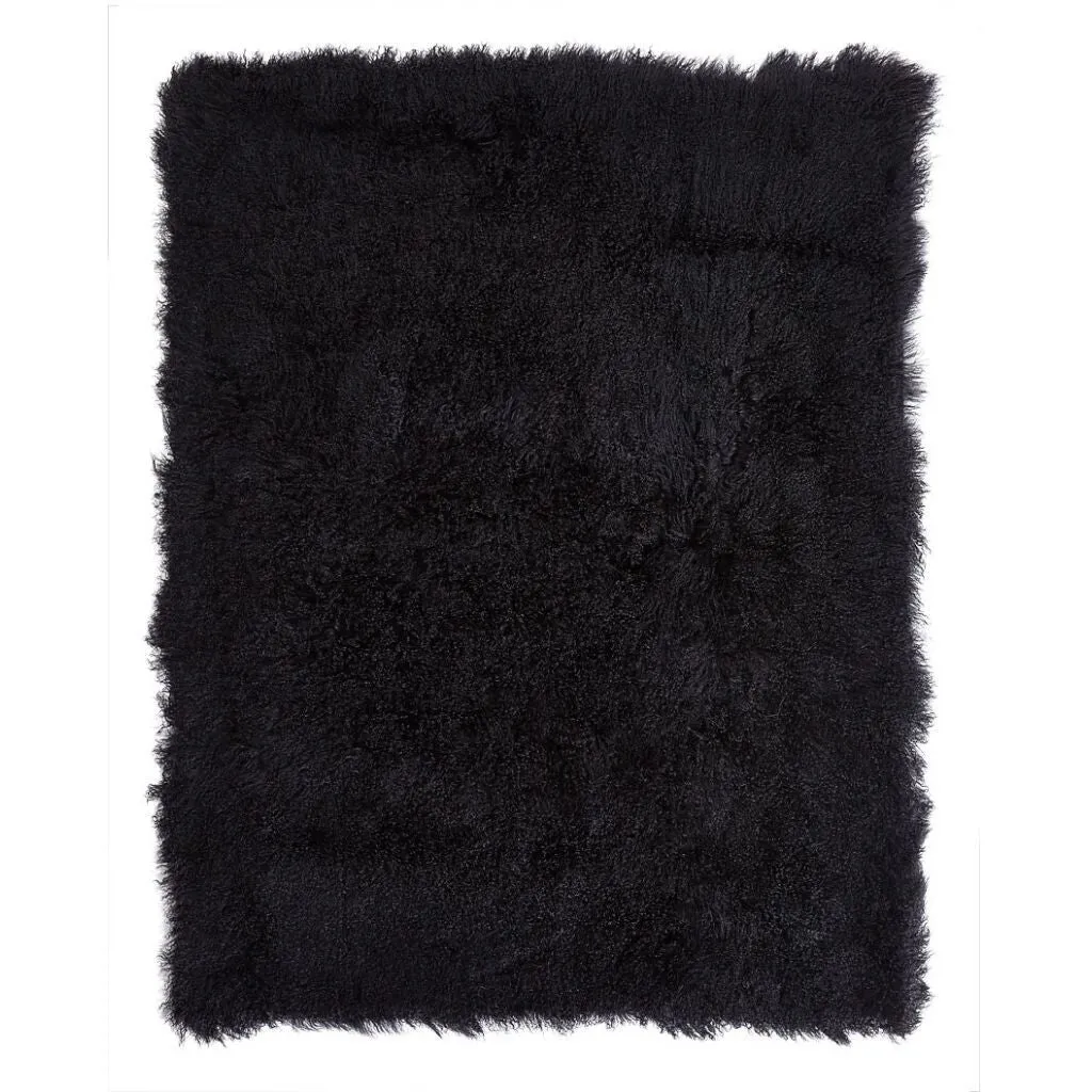 Throw of Curly Sheepskin