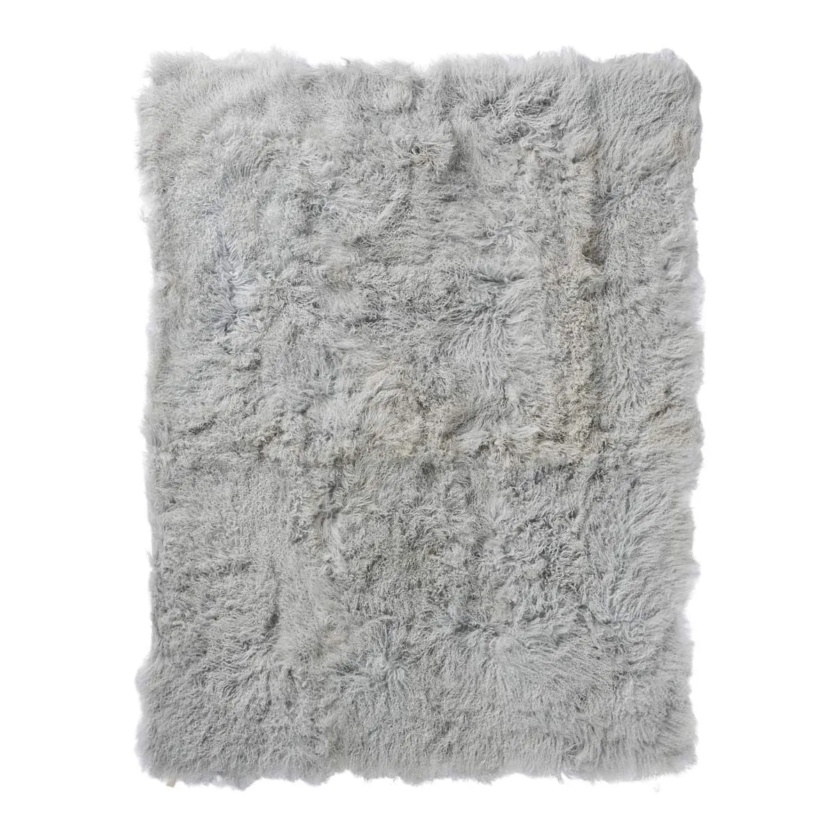 Throw of Curly Sheepskin