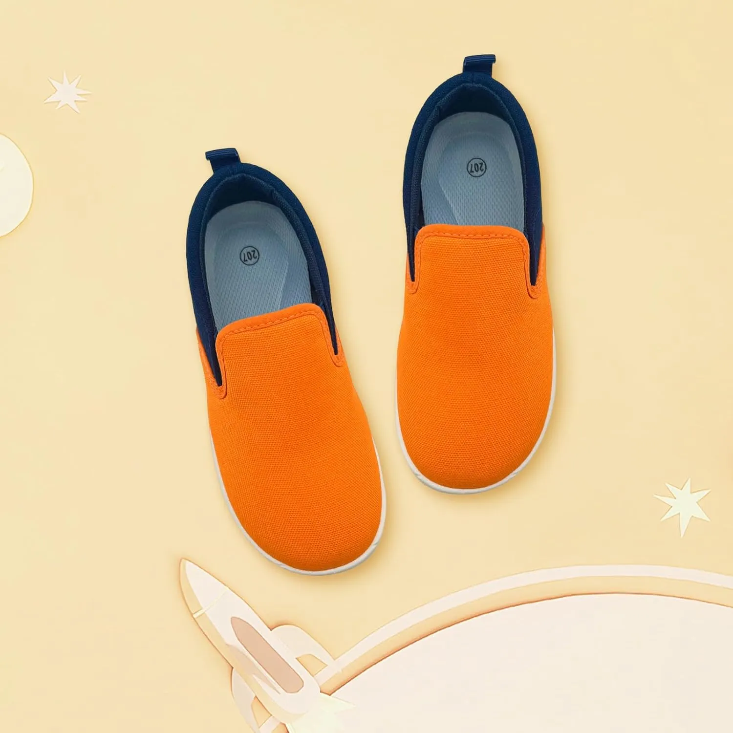 Toddler Kids Wide Barefoot Shoes Girls Boys Slip On Canvas Sneakers Comfortable Skin Friendly Walking Kids Shoes