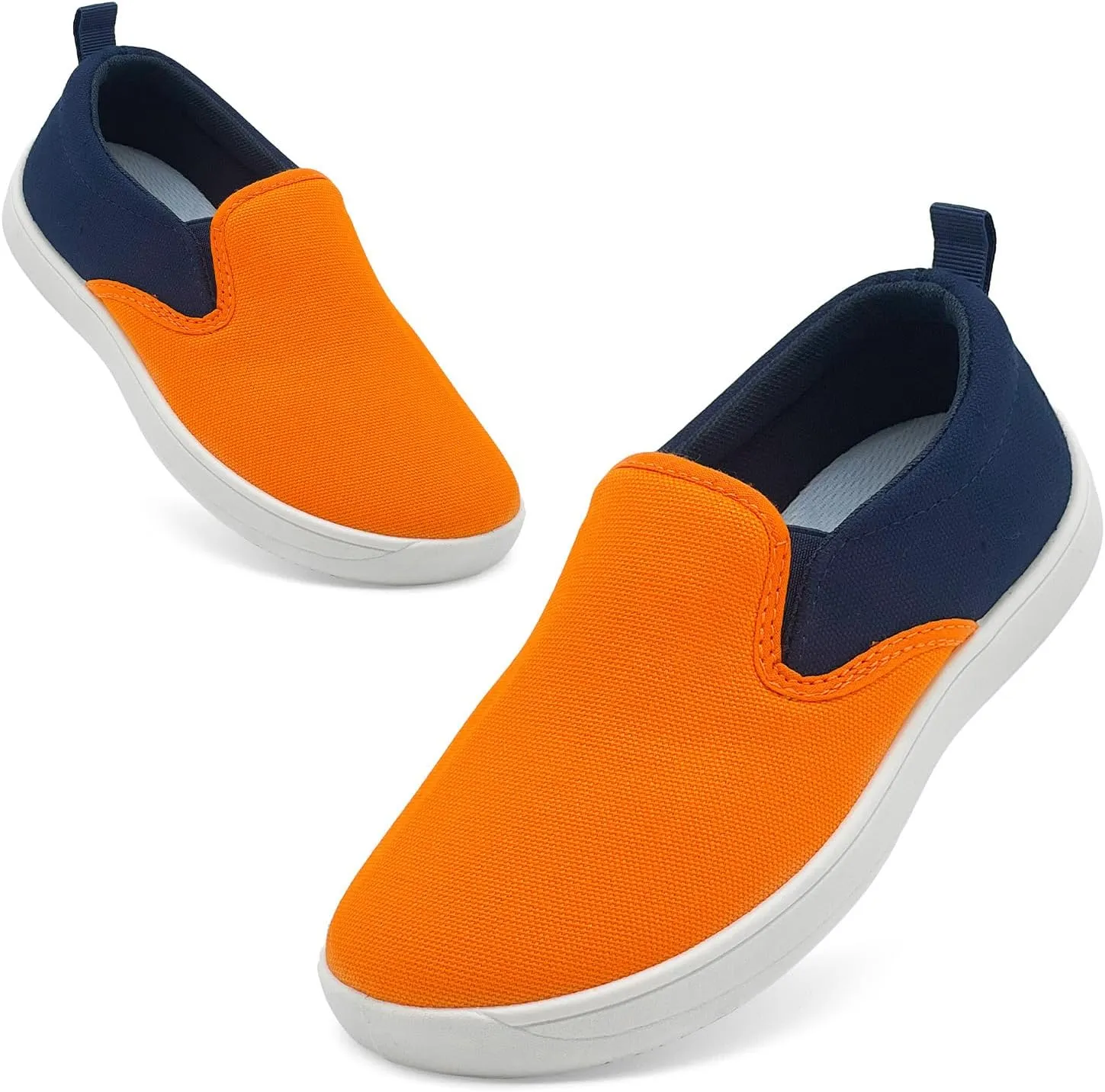 Toddler Kids Wide Barefoot Shoes Girls Boys Slip On Canvas Sneakers Comfortable Skin Friendly Walking Kids Shoes