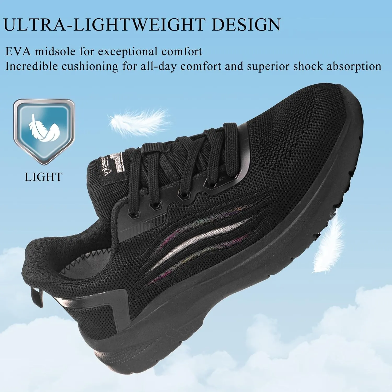 Treesky Non Slip Work Shoes for Women in Food Service - Slip Resistant, Comfortable & Lightweight Sneakers, Suitable for Restaurant, Kitchen & Nursing Crews
