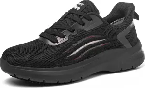 Treesky Non Slip Work Shoes for Women in Food Service - Slip Resistant, Comfortable & Lightweight Sneakers, Suitable for Restaurant, Kitchen & Nursing Crews