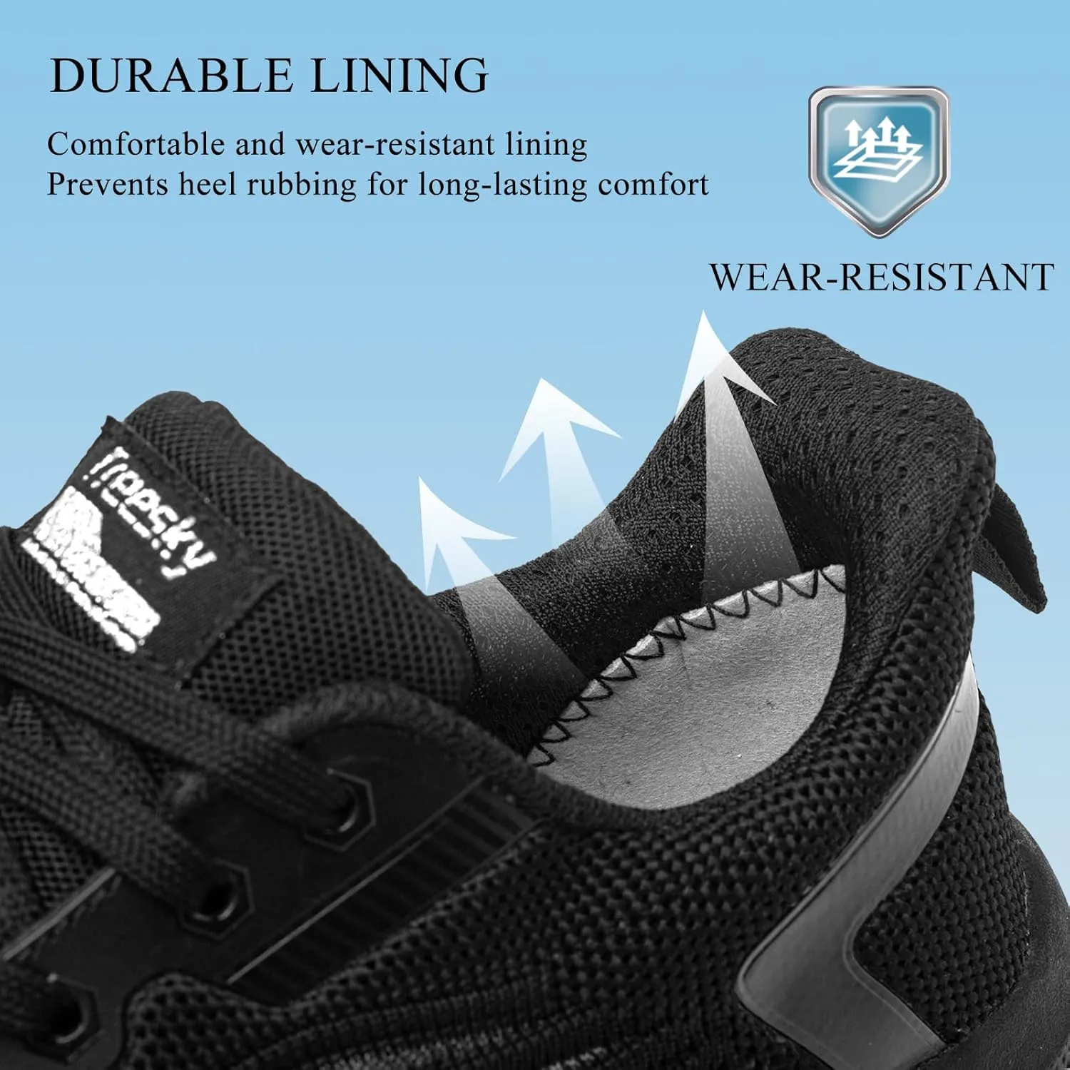 Treesky Non Slip Work Shoes for Women in Food Service - Slip Resistant, Comfortable & Lightweight Sneakers, Suitable for Restaurant, Kitchen & Nursing Crews
