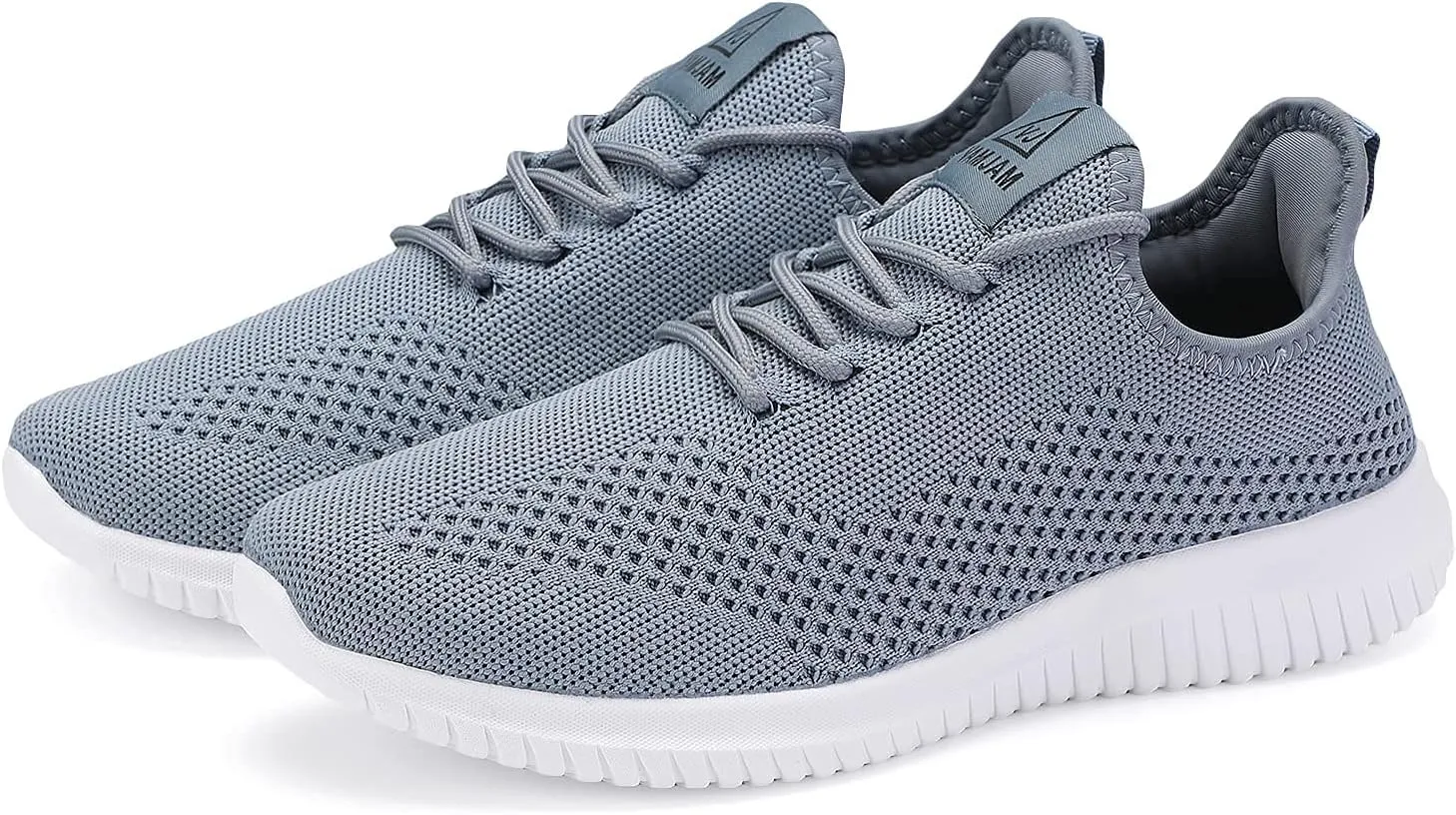 VAMJAM Men's Running Shoes Ultra Lightweight Breathable Walking Shoes Non Slip Athletic Fashion Sneakers Mesh Workout Casual Sports Shoes
