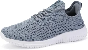 VAMJAM Men's Running Shoes Ultra Lightweight Breathable Walking Shoes Non Slip Athletic Fashion Sneakers Mesh Workout Casual Sports Shoes