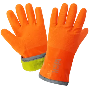 Waterproof Extreme Cold Nitrile Chemical Handling Gloves by Frogwear 8450