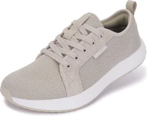 WHITIN Wide Width Toe Box Diabetic Shoes for Women Size 11W Zero Drop Bunions Female Breathable Casual Bunions Swollen Feet Edema Neuropathy Arthritis Walking Tennis Travel Sneakers Beige 43