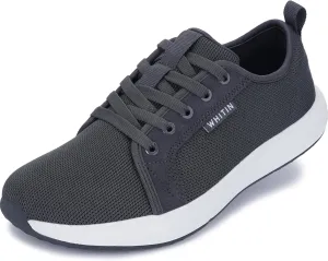 WHITIN Womens Wide Toe Box Width Shoes Size 9.5W Jogging Walking Zero Drop Diabetic Swollen Feet Edema Bunions Sneakers Arthritis Neuropathy Zapatos para Mujer Dark Grey 41