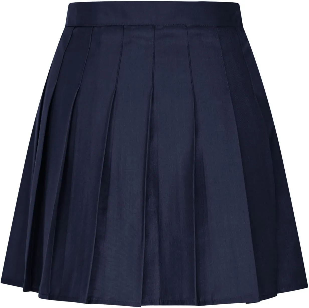 Women Pleated Skirt High Waisted Athletic Golf Tennis Skorts with Shorts Solid Color Fashion Prom Homecoming Skirts