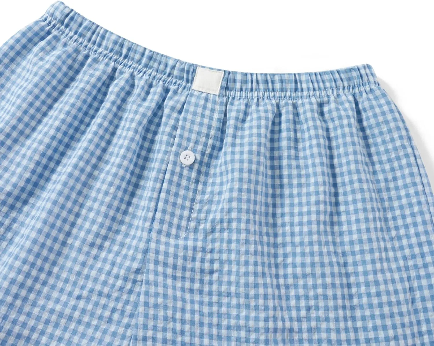 Women Y2k Lounge Shorts Plaid Pajamas Shorts Lounge Boxer Shorts High Waist Button Front Pj Bottoms Sleepwear