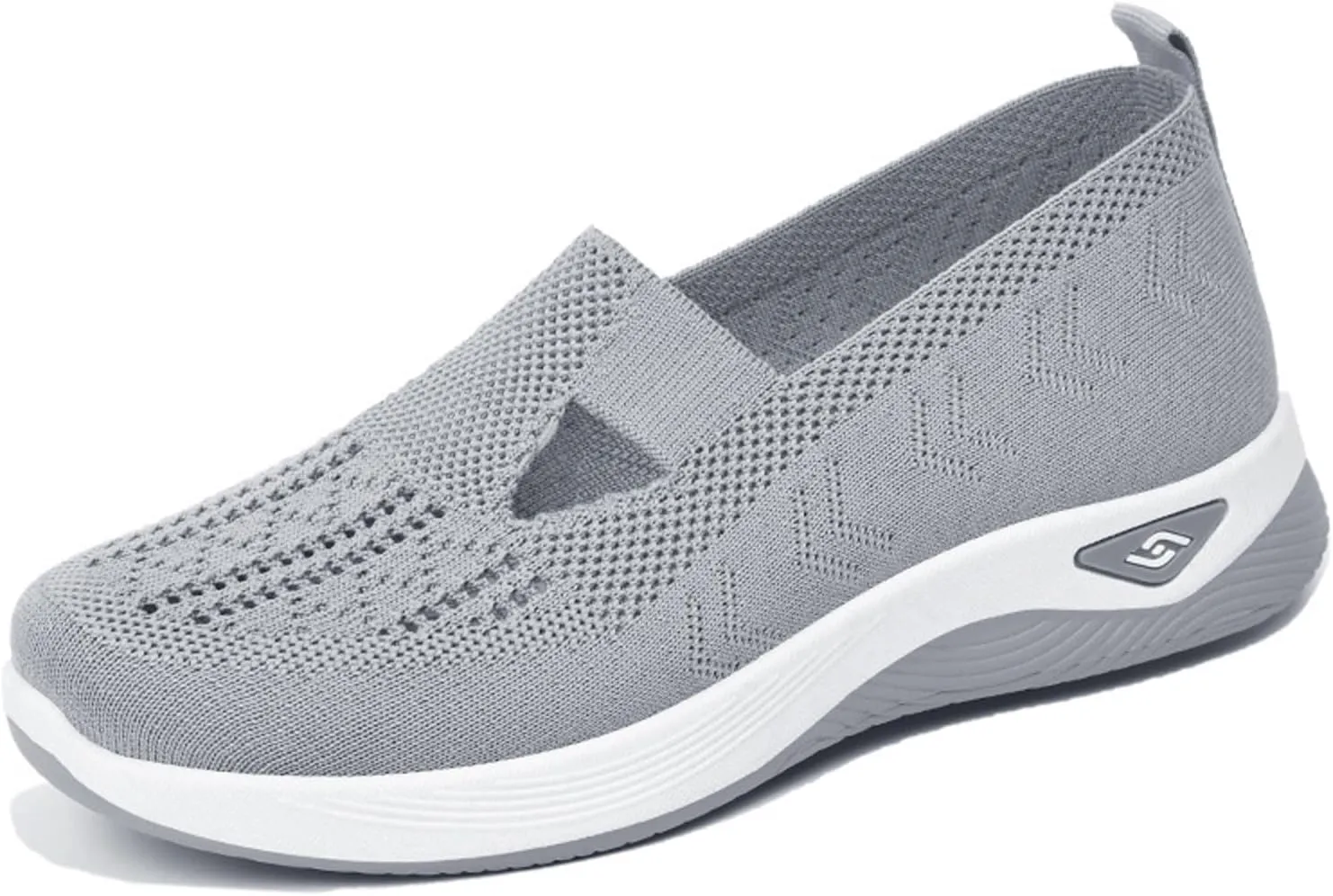 Women's Athletic Hiking Barefoot Shoes Woven Orthopedic Breathable Soft Shoes Hands Free Slip in Sneakers for Walking Trave