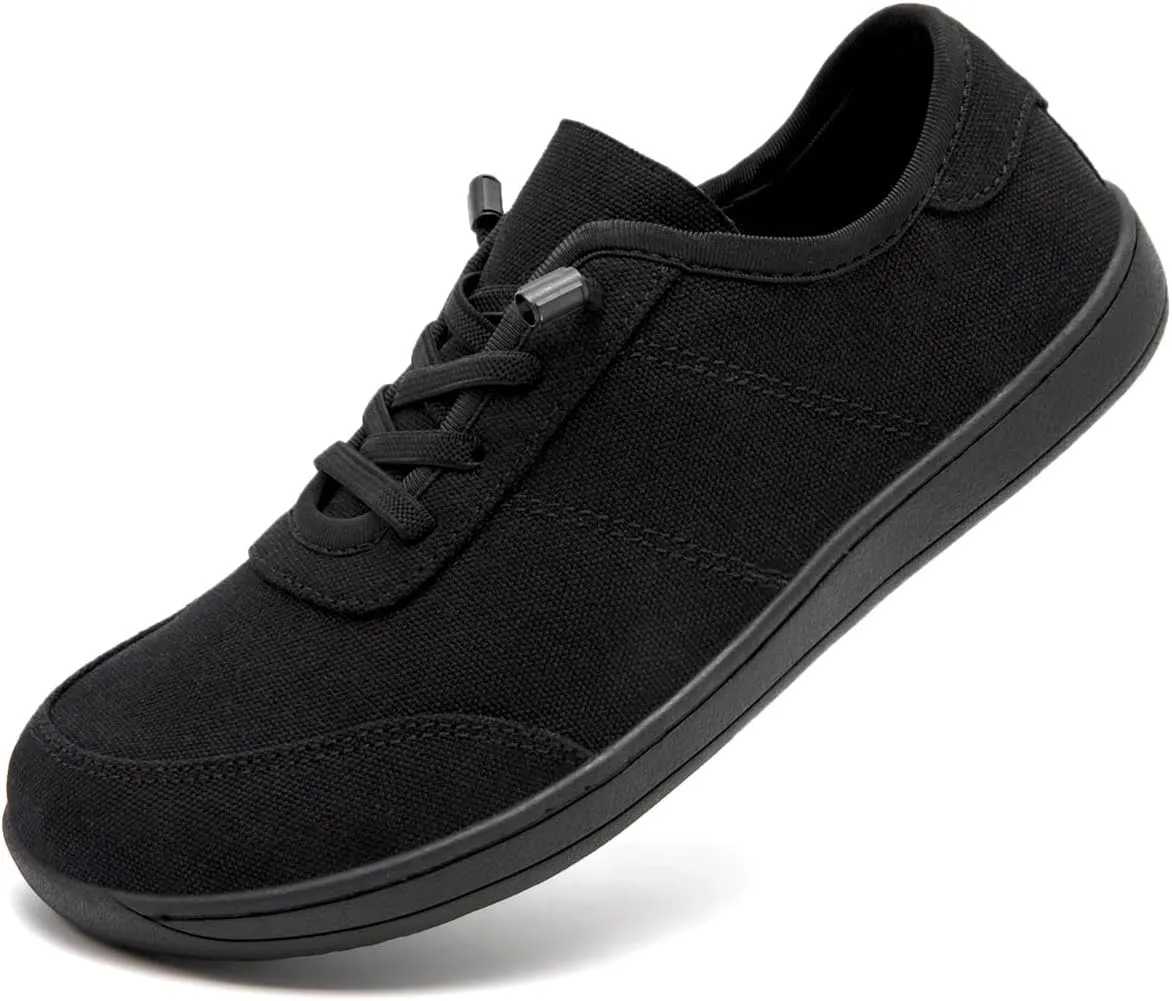 Women's Barefoot Shoes Wide Toe Box Walking Running Shoes Zero Drop Sole Minimalist Wide-Fit Shoes Breathable Lightweight Fashion Tennis Sneakers for Gym Sport