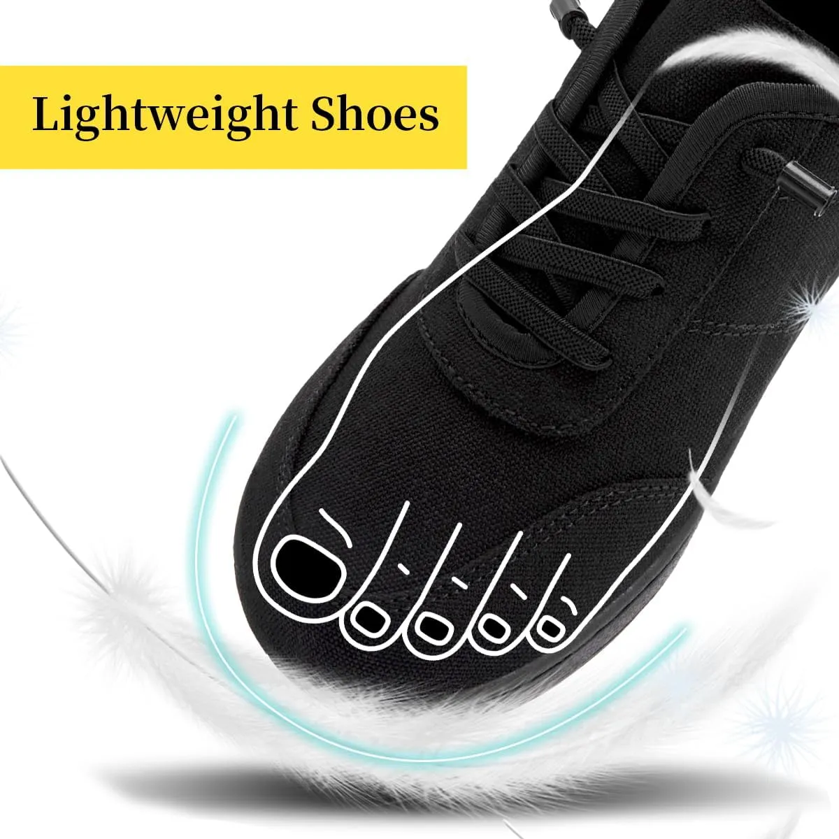 Women's Barefoot Shoes Wide Toe Box Walking Running Shoes Zero Drop Sole Minimalist Wide-Fit Shoes Breathable Lightweight Fashion Tennis Sneakers for Gym Sport