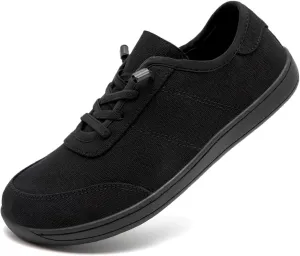 Women's Barefoot Shoes Wide Toe Box Walking Running Shoes Zero Drop Sole Minimalist Wide-Fit Shoes Breathable Lightweight Fashion Tennis Sneakers for Gym Sport