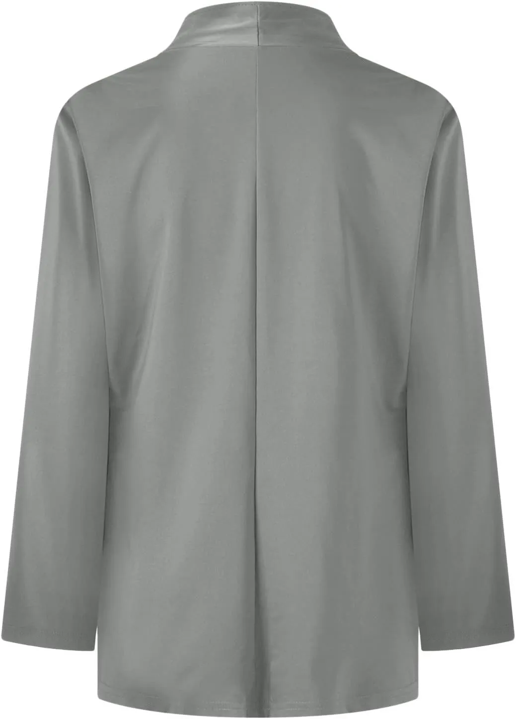 Womens Casual Light Weight Thin Jacket Slim Coat Long Sleeve Blazer Office Trench Coat Cardigan for Women