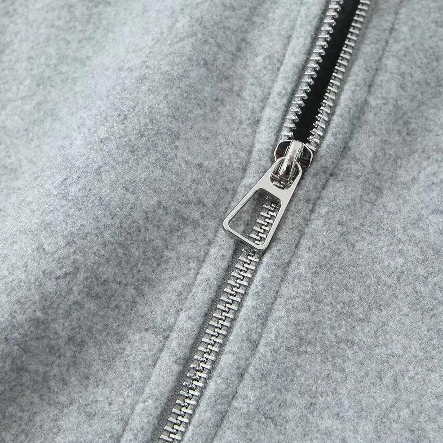 Women's Casual Oversized Wool Blend Bomber Jacket Full Zip Up Long Sleeve Active Coat Warm Cozy Cropped Trench Coats