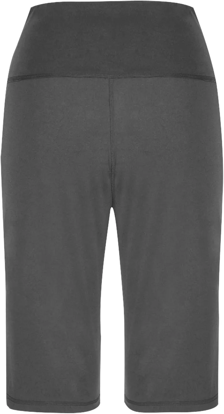 Women's High Waisted Capri Pants with Pocketsloose Soft Drawstring Workout Knee Length Sweatpants Causal Lounge Pants