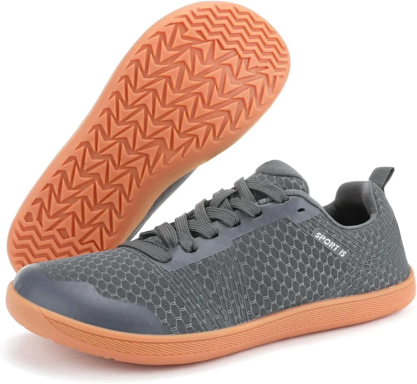 Womens Mens Wide Toe Box Sneakers Minimalist Trail Running Hiking Comfortable Walking Barefoot Shoes Breathable Zero Drop Casual Sneakers Summer Slip On Tennis Shoes