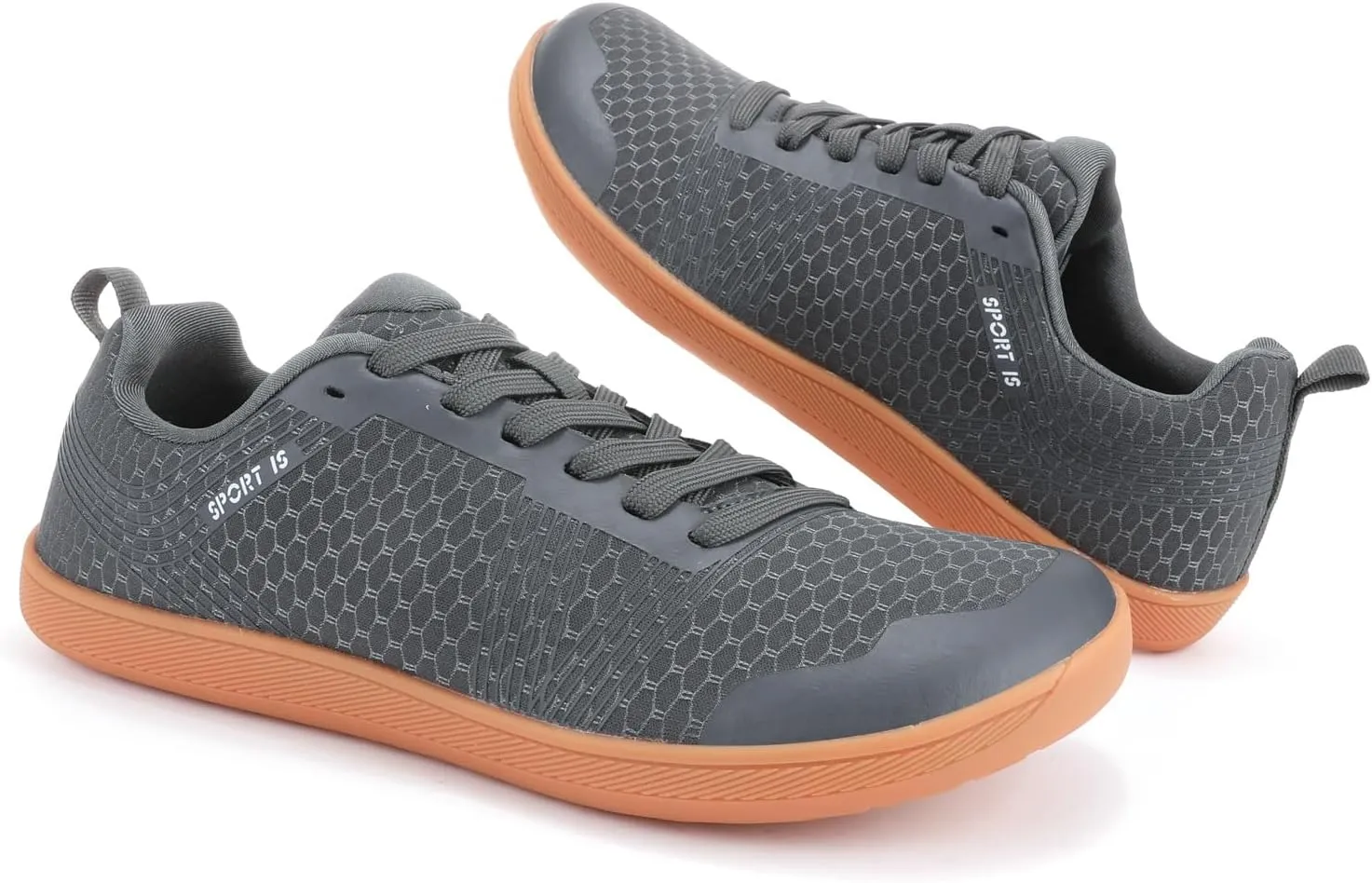 Womens Mens Wide Toe Box Sneakers Minimalist Trail Running Hiking Comfortable Walking Barefoot Shoes Breathable Zero Drop Casual Sneakers Summer Slip On Tennis Shoes