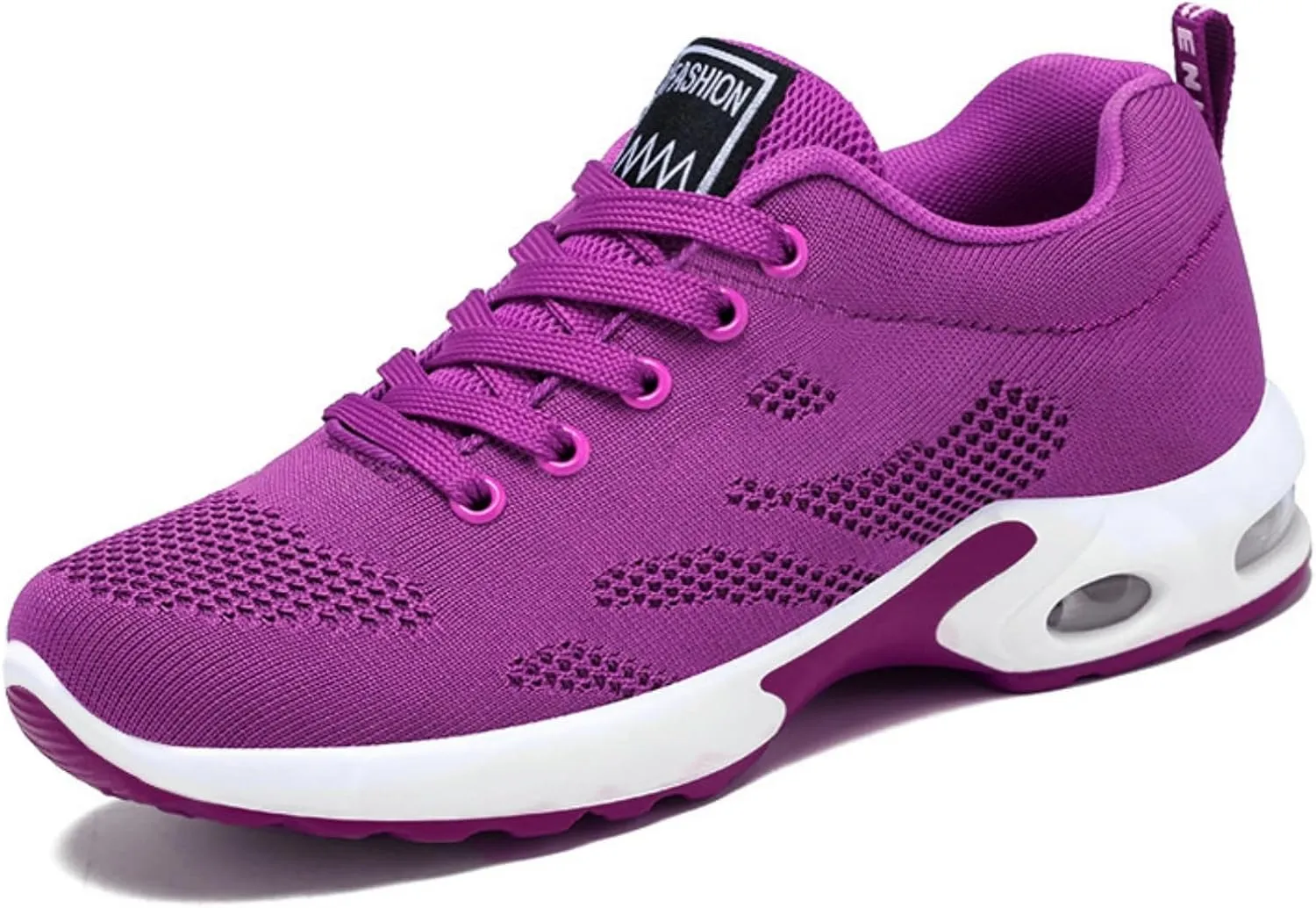 Womens Sneakers Athletic Gym Walking Fashion Sneakers Air Cushion Running Shoe Casual Comfortable Breathable Shoes Lightweight Jogging Sport Sneaker