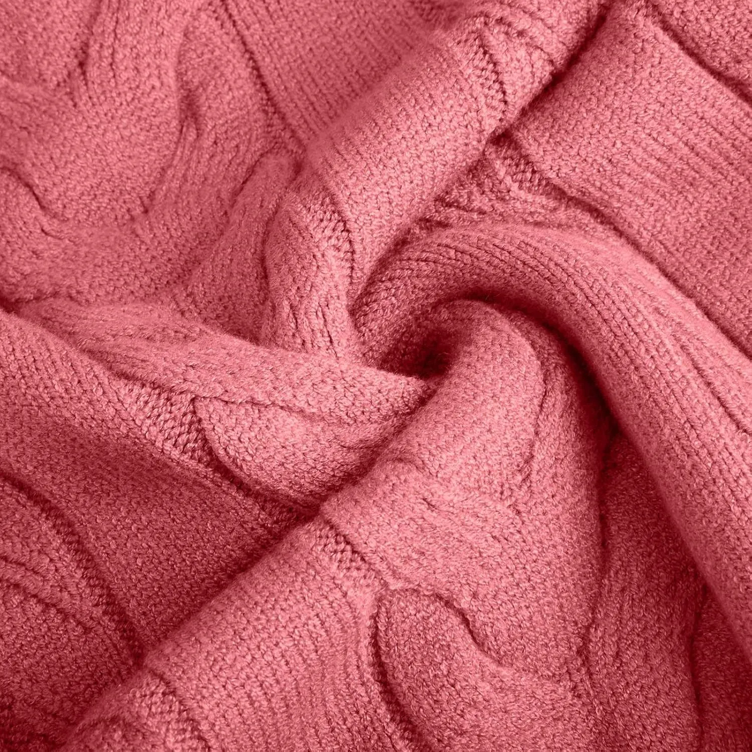 Women's Turtleneck Sweaters Fashion Long Sleeves Ribbed Knit Pullover Loose Casual Knitwear Fall Going Out Tops
