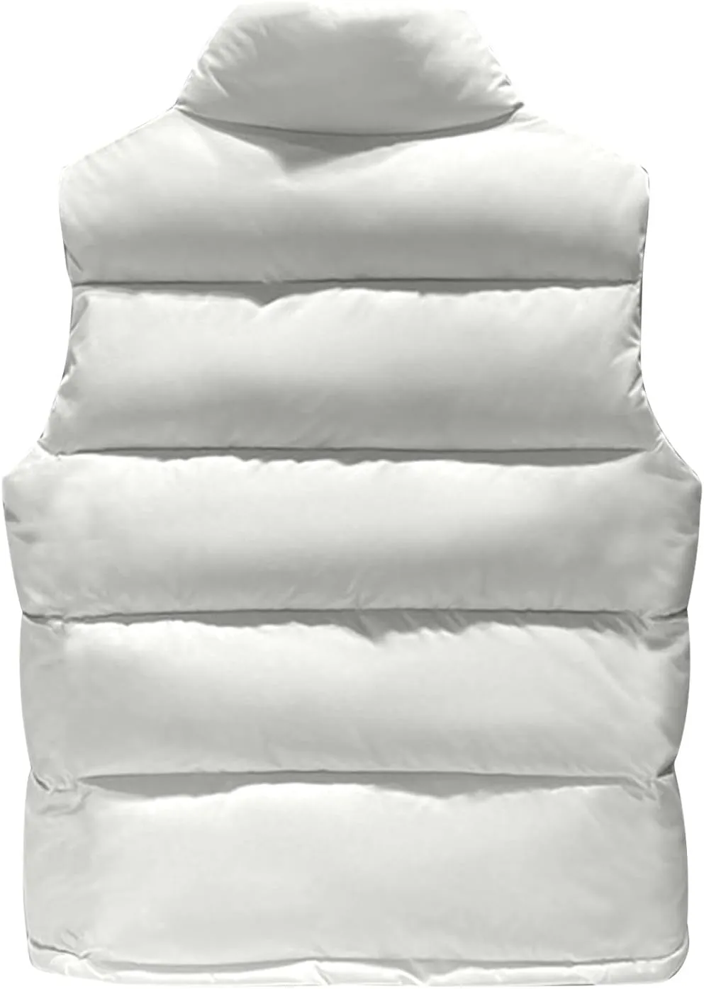XUNRYAN Winter Jackets for Girls Vests Puffer Jacket Sleeveless Quilted Lightweight Down Coat Cropped Vest Anorak Outwear