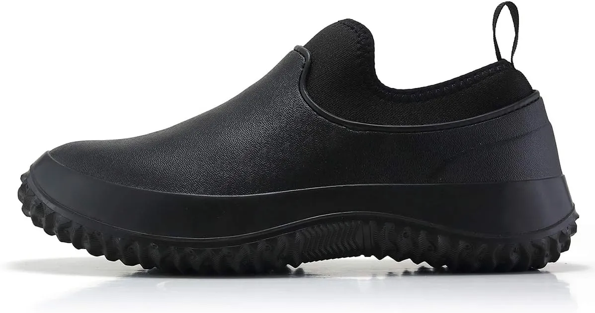YUKTOPA Mens Womens Waterproof Non Slip Work Clogs Oil Resistant Chef Shoes Safety Garden Shoes Work Shoes
